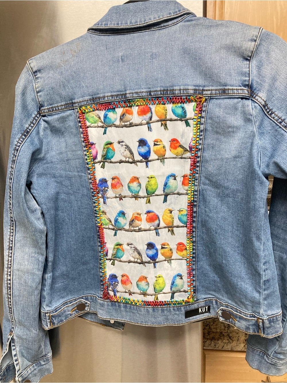 Denim Bird Jacket-S-One of